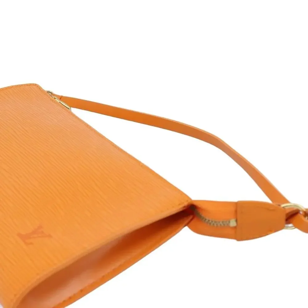 Louis Vuitton Epi Pochette Accessoires Pouch Orange